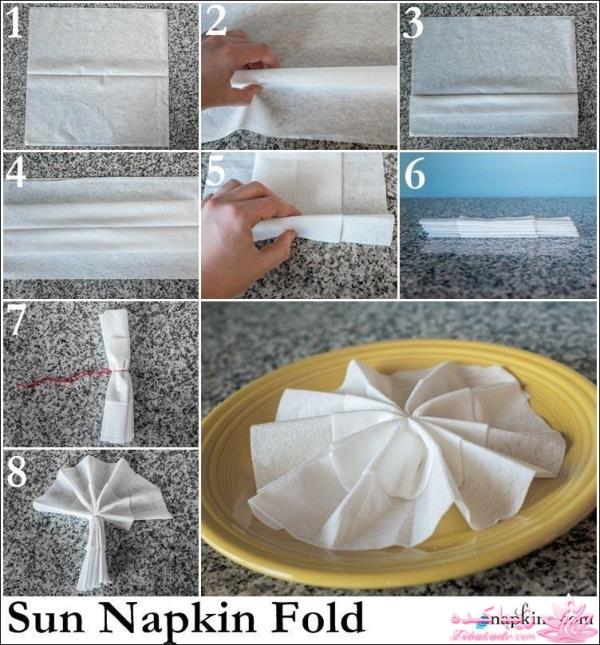 آموزش دستمال سفره